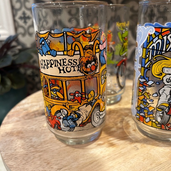 1981 Vintage Muppet McDonald’s Collector Glass Set of 5 - Picture 3 of 16